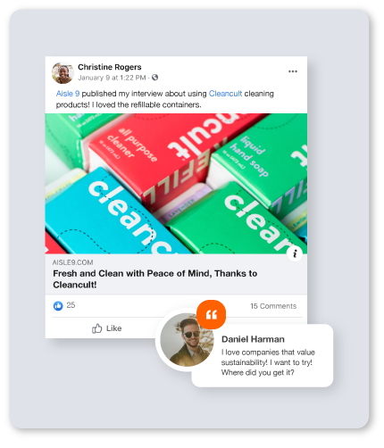 Shopper Shares on Social Media